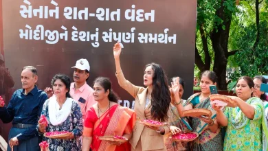 "PM Modi's Grand Welcome in Gujarat After Operation Sindoor"