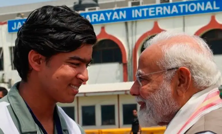 Vaibhav Suryavanshi meet pm modi