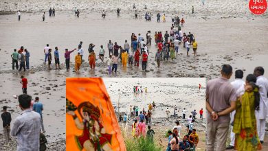 કાશ્મીરમાં ચિનાબ નદીનું જળસ્તર ઘટતા લોકો સોના-ચાંદીના સિક્કા શોધતા જોવા મળ્યા