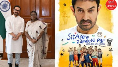Why did Aamir Khan meet the President amidst the success of the film Sitaare Zaneeb Par?