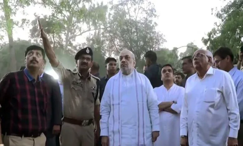 અમદાવાદ પ્લેન ક્રેશ બાદ અમિત શાહ અમદાવાદમાં