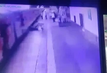 A tourist's life was saved with the help of an alert soldier.