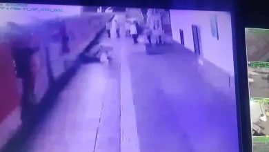 A tourist's life was saved with the help of an alert soldier.