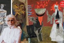 Auction of M F Hussain's paintings