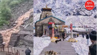 Heavy rain in Kedarnath