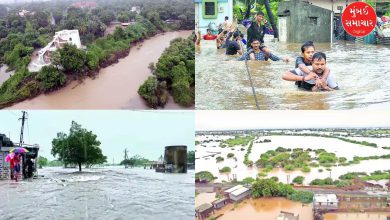 Heavy rain in Saurashtra