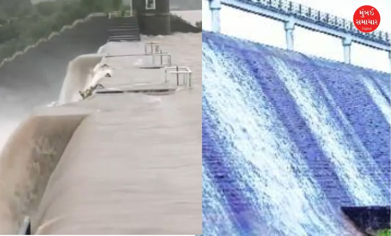 Several dams including Ranjitsagar overflowed in Jamnagar, low-lying areas alerted
