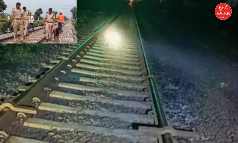 Major rail accident averted in Lucknow: Large iron structure found on Humsafar Express tracks, conspiracy suspected