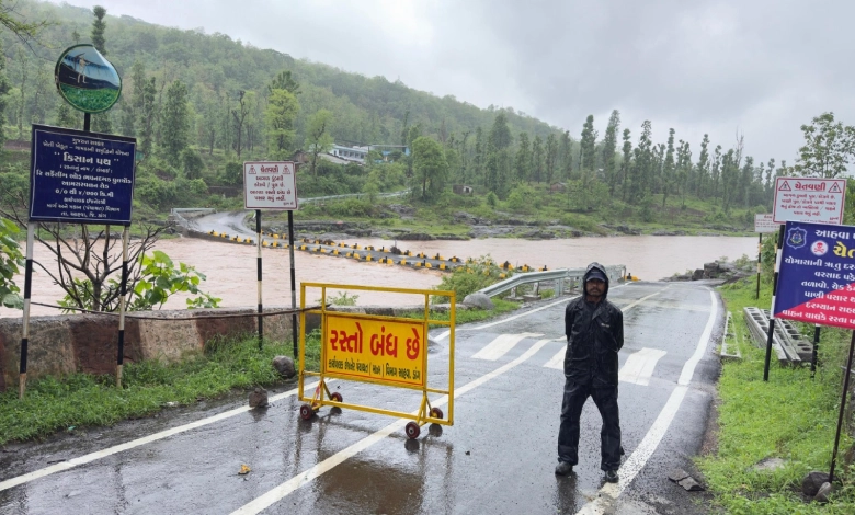 વલસાડ જિલ્લામાં 4 ઇંચથી વધુ વરસાદ