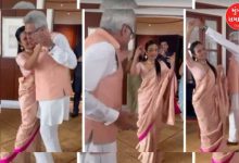 Mahua Moitra's dance video with husband Pinaki Mishra goes viral, people are congratulating her