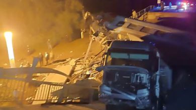Major accident in Russia, bridge collapses on train near Ukraine border, 7 dead