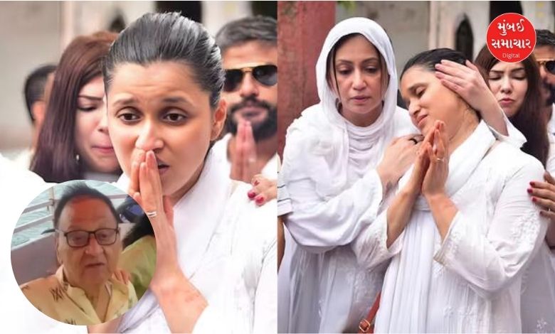 Mannara Chopra in mourning over father's death
