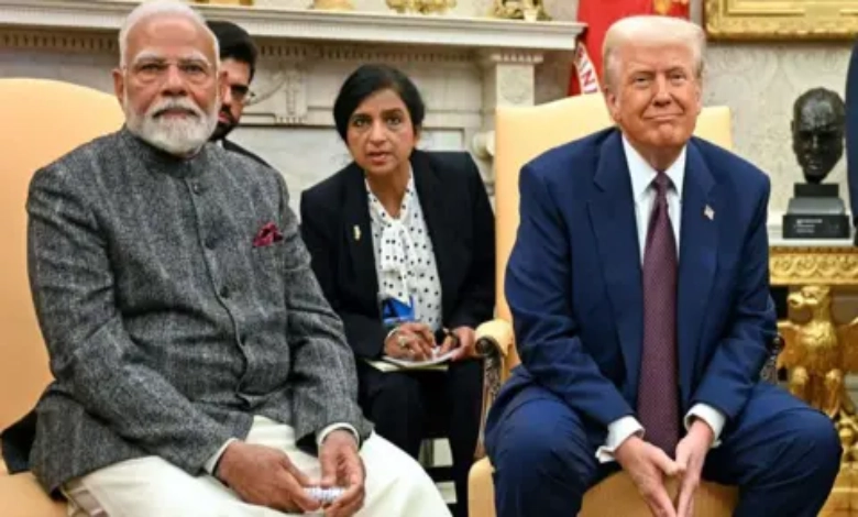 મોદી અને ટ્રમ્પ વચ્ચેની વાતચીત