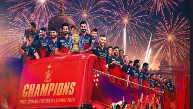 આજે આઈપીએલ ચેમ્પિયન્સ આરસીબી ટ્રોફી પરેડ