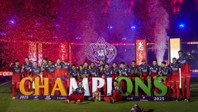 આરસીબી પોતાના પહેલા ટાઇટલની ઉજવણી કરી રહ્યું છે