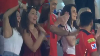 ઉજવણી કરતા આરજે માહવાશ અને પ્રીતિ ઝિન્ટા