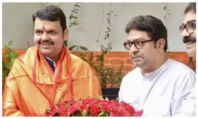 Raj Thackeray and Fadnavis meet