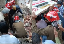 Rajkot Mawdi building collapses