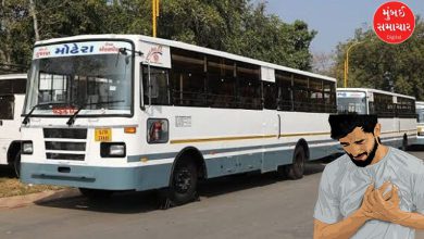 Sabarkantha driver heart attack