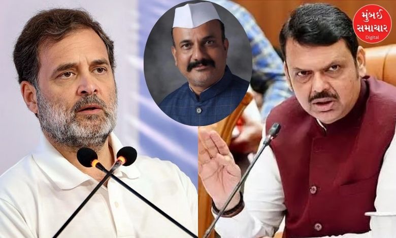 Sapkal termed Fadnavis' resistance to Rahul Gandhi's claim as 'distraction'