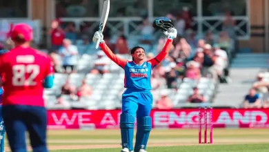 Smriti Mandhana's aggressive century, England lost two wickets for nine runs against India's 5/210