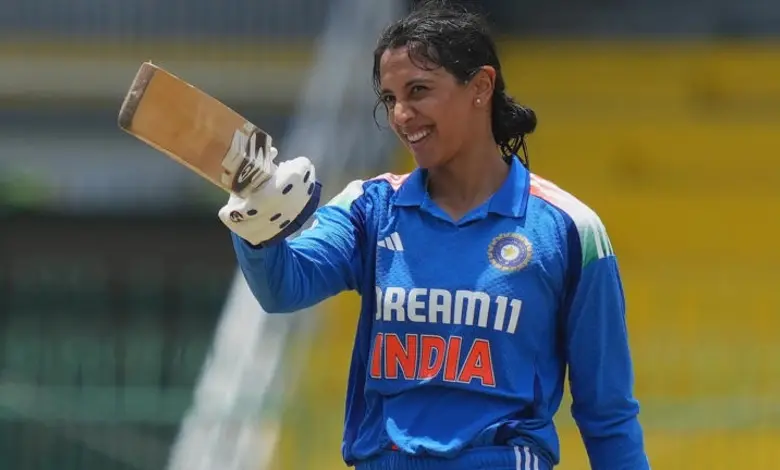 Smriti Mandhana reaches number one position in ODI rankings