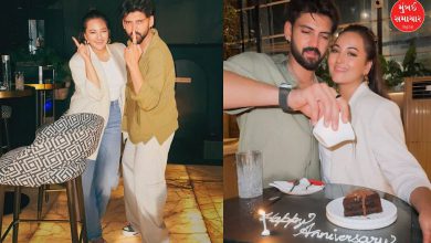 સોનાક્ષી-ઝહીરની પ્રથમ વર્ષગાંઠ