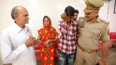 Missing son found after 10 years! Parents shed tears of joy, watch video noida