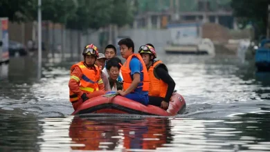 Terrible floods in China: 30,000 people evacuated to safer places...