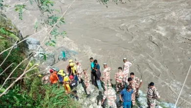 Travel bus falls into Alaknanda river in Rudraprayag, Uttarakhand