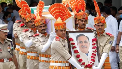 વિજય રૂપાણી પાર્થિવ દેહ