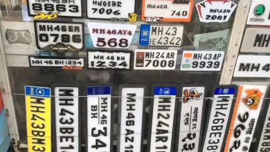 Viral bike number plate