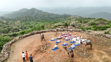 Yoga Day celebration at Barda Dungar