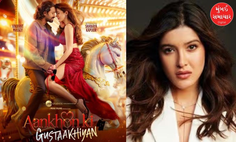 Poster of Shanaya Kapoor's debut film 'Aankho Ki Gustakhiyaan' released, know when the film will be released?