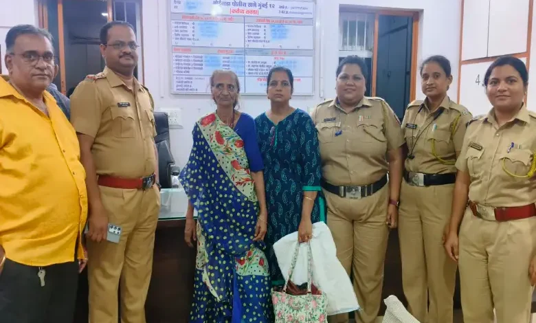 Elderly Gujarati woman reunited with family by police outside KEM Hospital