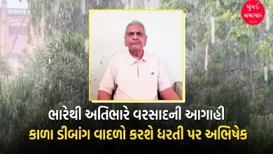 Black Dibang clouds will perform Abhishek on earth, Ambalal Patel said that rains will be 'devastating' in North Gujarat, East Gujarat