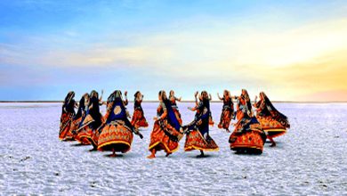 અષાઢી બીજની ઉજવણી કરતા કચ્છના લોકો, ખેતરમાં ઢોરની પૂજા, ગોળ-ધાણા વહેંચતા બાળકો અને લપ્સી ખાતો પરિવાર.