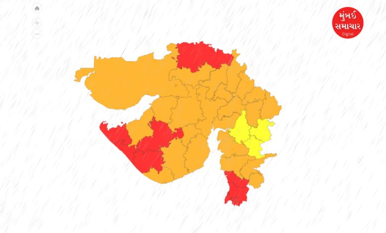 બનાસકાંઠાના અમીરગઢમાં સૌથી વધુ વરસાદ પડ્યોઃ બનાસ નદીમાં નવા નીરની આવક સાત જિલ્લામાં રેડ અને 23 જિલ્લામાં ઓરેન્જ એલર્ટ