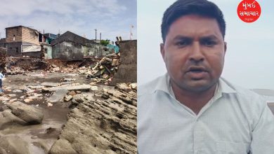 ઉનાના સૈયદ રાજપરા ગામમાં દરિયામાં કરંટ આવવાથી 2 મકાન ધરાશાયી, ગ્રામજનોની હાલત બની કફોડી