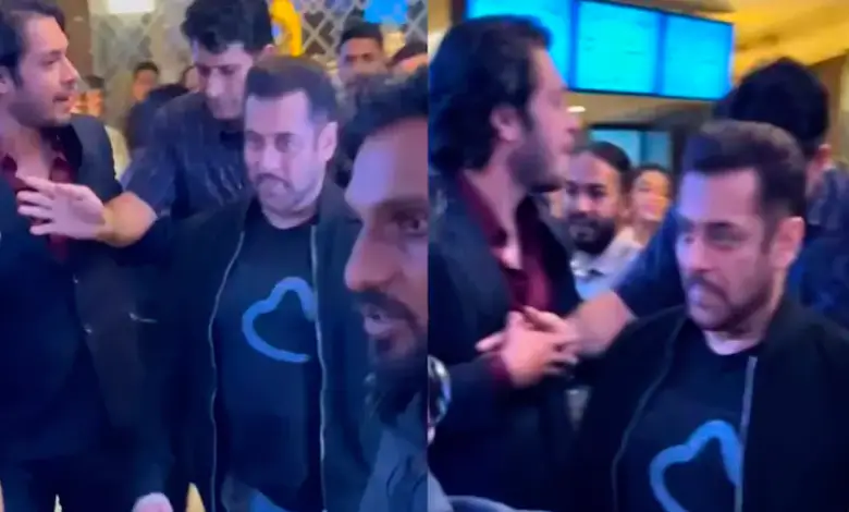 Aamir Khan's son Junaid was pushed at the premiere of his film: Watch the viral video