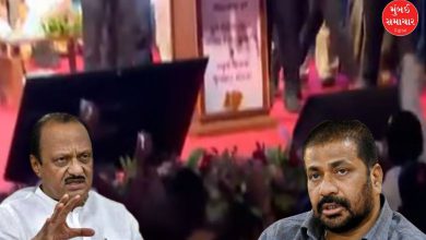 "Bachchu Kadu Supporters Disrupt Ajit Pawar's Speech in Pune"