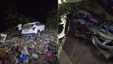 Serious accident on Savarkundla-Mahuva road, one dead, four injured