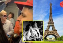 Viral Video: The song Aaja Sanam Madhur Chandni Mein echoed in the lift of the Eiffel Tower and what happened next...