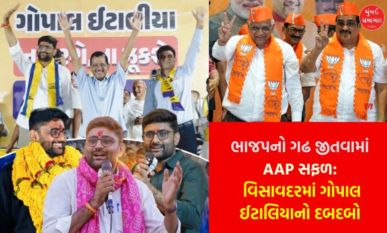 'BJP's exile' in Visavadar extended, these are the reasons for AAP's victory and BJP's defeat...