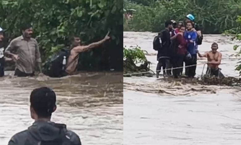 six-tourists-trapped-zamzeer-falls-gir-somnath
