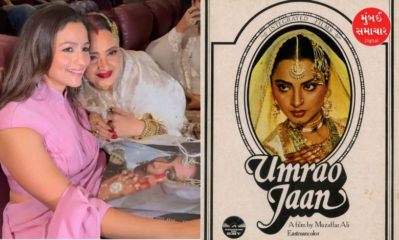 This is how Alia Bhatt and Janhvi Kapoor recreated Rekha magic: Watch video and pictures