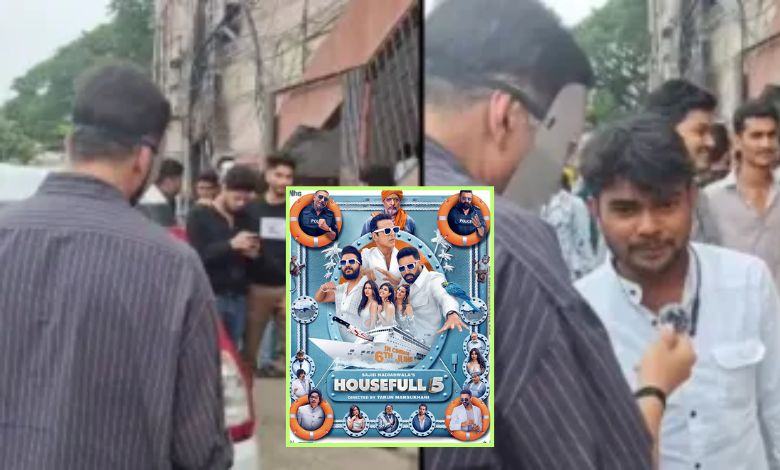 Akshay reaches the theater to review Housefull 5, hiding his face, watch the video