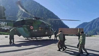 Indian Army pays tribute to soldier Sainiuddin, who was martyred in a landslide in Sikkim