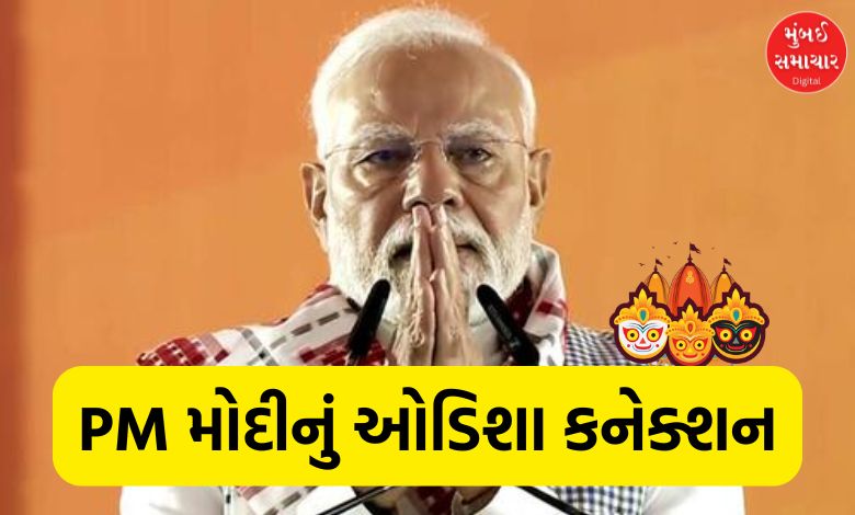 Prime Minister Narendra Modi addressing a public gathering in Odisha.