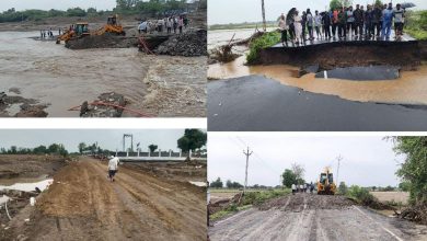 18 roads washed away by heavy rains in Bhavnagar restored within 48 hours